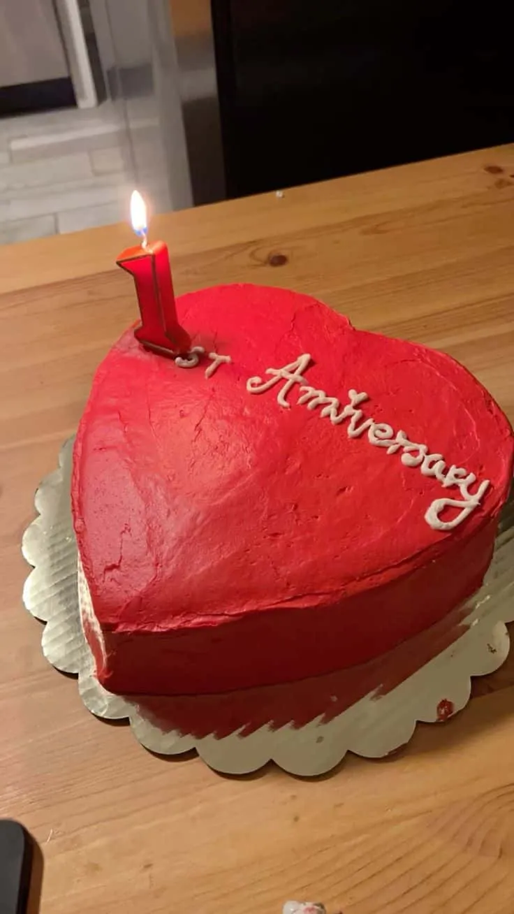 beautiful happy anniversary cake